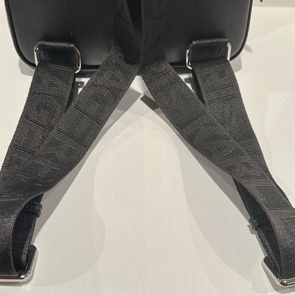 NWT Karl Lagerfeld Black Khloe Ornamental Large Backpack with adj. Guitar Straps main image 15